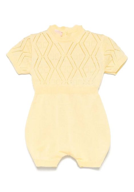 Tutina con ricamo ELISABETTA FRANCHI KIDS | ENPG047 C FL0272023